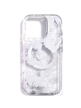 Carson & Quinn iPhone 6 Pro MagSafe Case
"Faintly Fierce" Metallic Silver Blooms